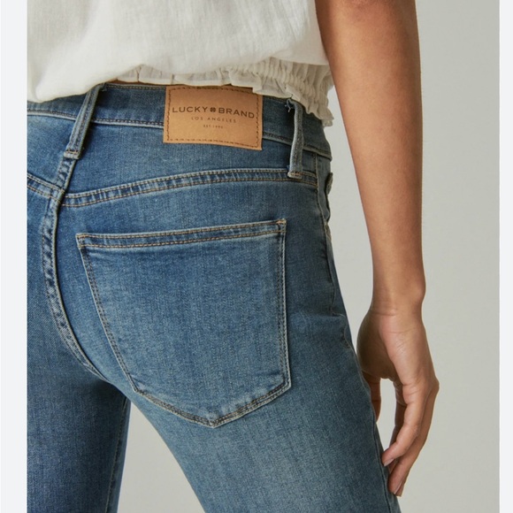 Lucky Brand Ava Mid-Rise Blue Denim Jeans - Picture 4 of 14